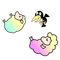 [LINEスタンプ] Animated Stickers of The sheepの画像（メイン）
