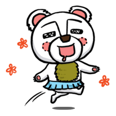 [LINEスタンプ] レオナルド クマ