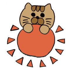 [LINEスタンプ] 茶猫の日常