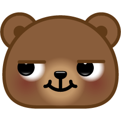 [LINEスタンプ] Coffee Bear 4 (Facial Expression)
