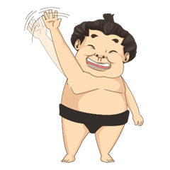 [LINEスタンプ] Makmak The Sumo Wrestle