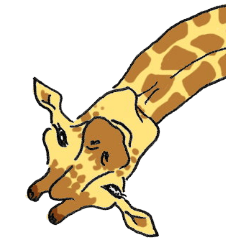 [LINEスタンプ] Giraffe Panay