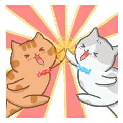 [LINEスタンプ] Sugar ＆ Sweetie - the chubby cutie