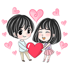 [LINEスタンプ] Soulmate: Love is Youの画像（メイン）
