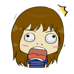 [LINEスタンプ] Shock Girl