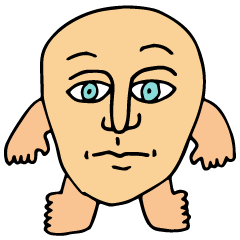 [LINEスタンプ] フェイスマン