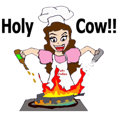 [LINEスタンプ] Bloody and crazy Kitchen