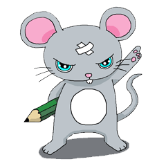 [LINEスタンプ] ネズミのちゅうさんのシリーズです。