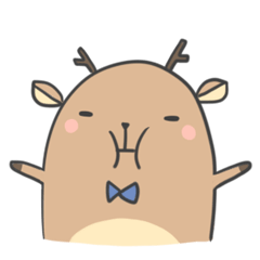 [LINEスタンプ] Mr.deer and bear friend