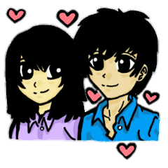 [LINEスタンプ] My boy with me.(colorful life)