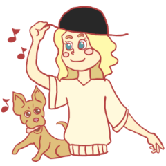 [LINEスタンプ] Grace and Buddy