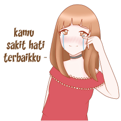 [LINEスタンプ] About Girl.