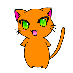 [LINEスタンプ] なないろにゃんこ