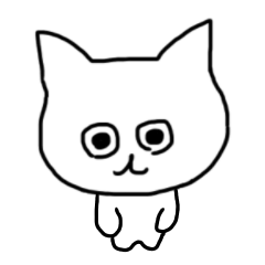 [LINEスタンプ] This is the cat.