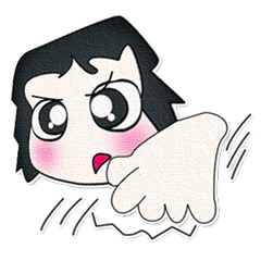 [LINEスタンプ] My name Midori.