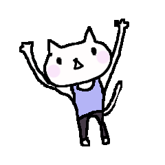 [LINEスタンプ] Cat, master yoga