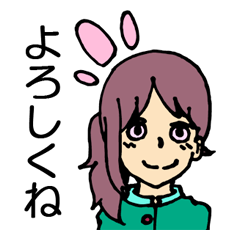 [LINEスタンプ] ゆるふわ系女の子スタンプ