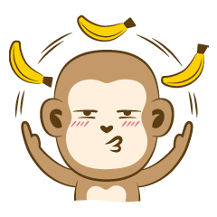 [LINEスタンプ] Monkey ATSAI's Life