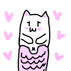 [LINEスタンプ] ネコ魚