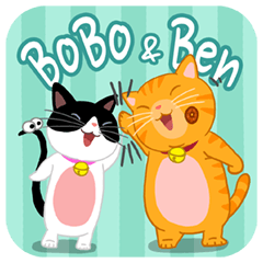 [LINEスタンプ] BoBo＆Ben