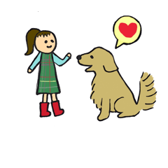 [LINEスタンプ] ゆる〜いゴールデンレトリバー