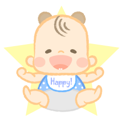 [LINEスタンプ] むちむち赤ちゃん