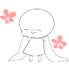 [LINEスタンプ] おさげちゃんといっしょ