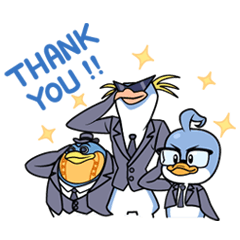 [LINEスタンプ] Spy Penguin - Rooky