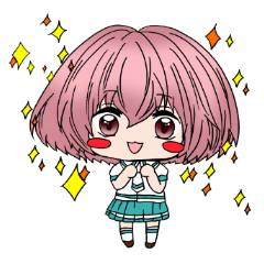 [LINEスタンプ] High school students daily life
