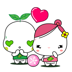 [LINEスタンプ] I love you. I love you so much！