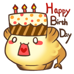 [LINEスタンプ] Rice Cake Family
