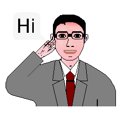 [LINEスタンプ] Smart working, men's style version 1.1