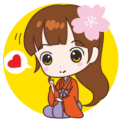 [LINEスタンプ] 桜ちゃんが、中国語を話しましょう-1の画像（メイン）