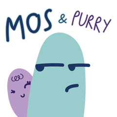 [LINEスタンプ] MOSS and purry 01