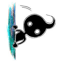 [LINEスタンプ] Small blackman