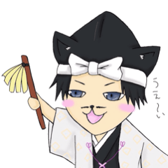 [LINEスタンプ] ひのパレの妖精おぶにゃん