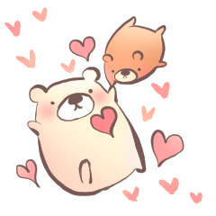 [LINEスタンプ] クマ君と仲間たち