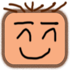 [LINEスタンプ] 四角オヤジの表情集 