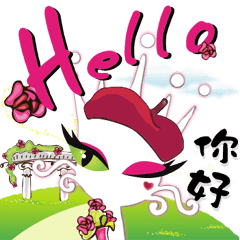 [LINEスタンプ] Queen ＆ Cat for customer service