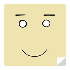[LINEスタンプ] Haha Paper