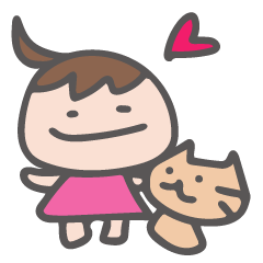 [LINEスタンプ] ラブリーちゃんとにゃんこ＆ピヨ