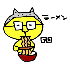 [LINEスタンプ] ぼうずネコ