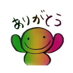 [LINEスタンプ] カラフルヒューマンスタンプ