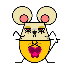 [LINEスタンプ] FUNNY FRIENDS (MOUSE)