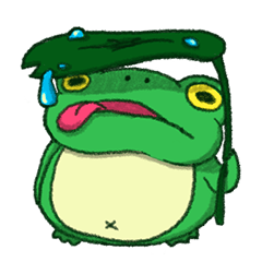[LINEスタンプ] 蛙哈哈哈