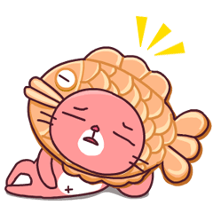 [LINEスタンプ] 鯛焼きMaskit. fetchpriority=high