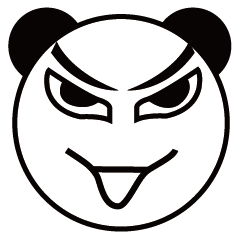 [LINEスタンプ] Panda good face