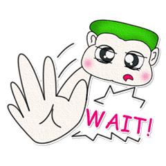 [LINEスタンプ] Hello！ My name Chiba.^^