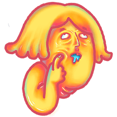 [LINEスタンプ] yellow face