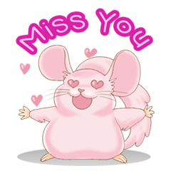 [LINEスタンプ] Chinchilla Wing